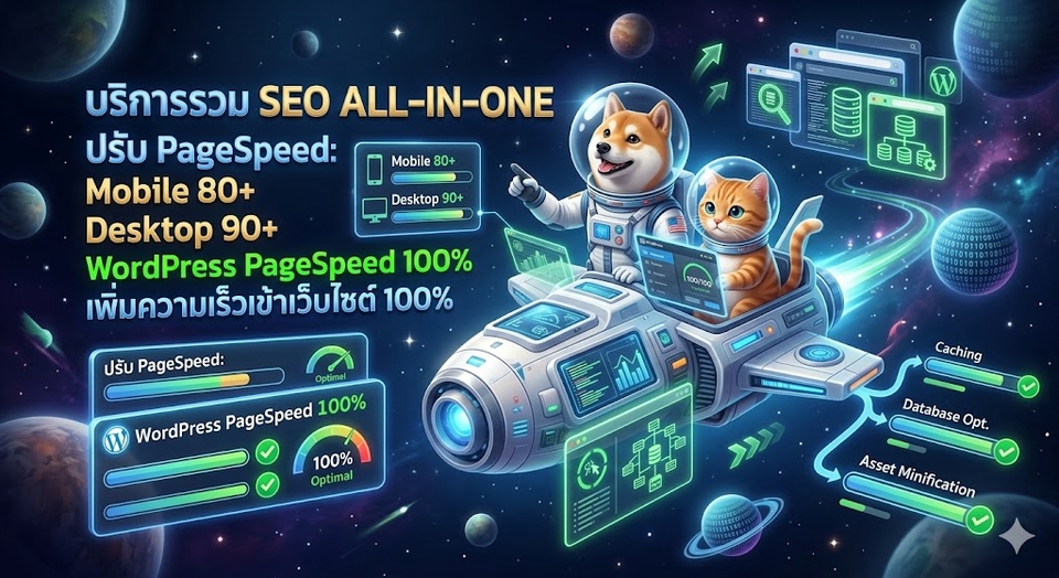 บริการปรับแต่งความเร็วเว็บไซต์ WordPress SEO เบื่อไหม? คะแนน Google PageSpeed แดงเถื่อนจนลูกค้าหนี