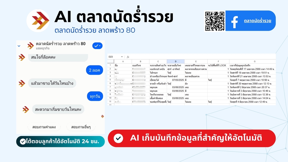 สร้างแชทบอทอัตโนมัติ ระบบจองคิวออนไลน์ แจ้งเตือนผ่านไลน์