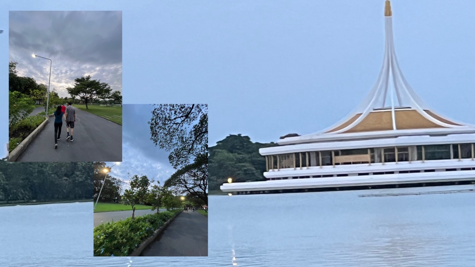 ออกกำลังกายที่สวนหลวงร.9