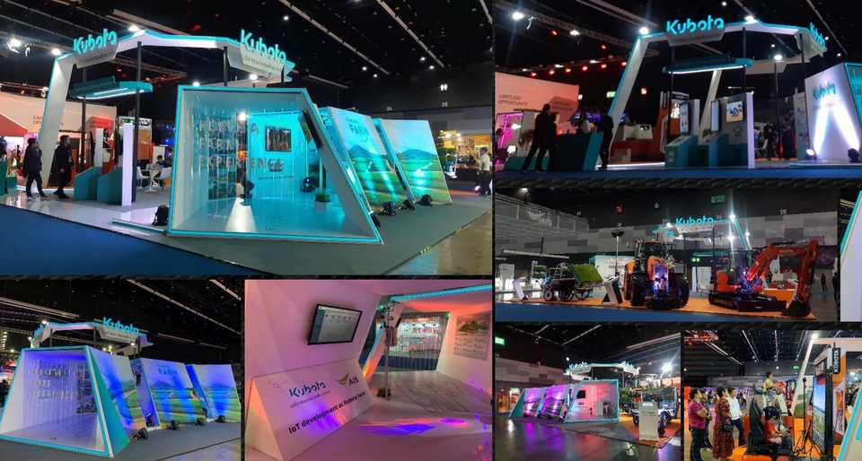 รับจัดบูธแสดงสินค้า Kubota งานอีเว้นท์ระดับมืออาชีพ