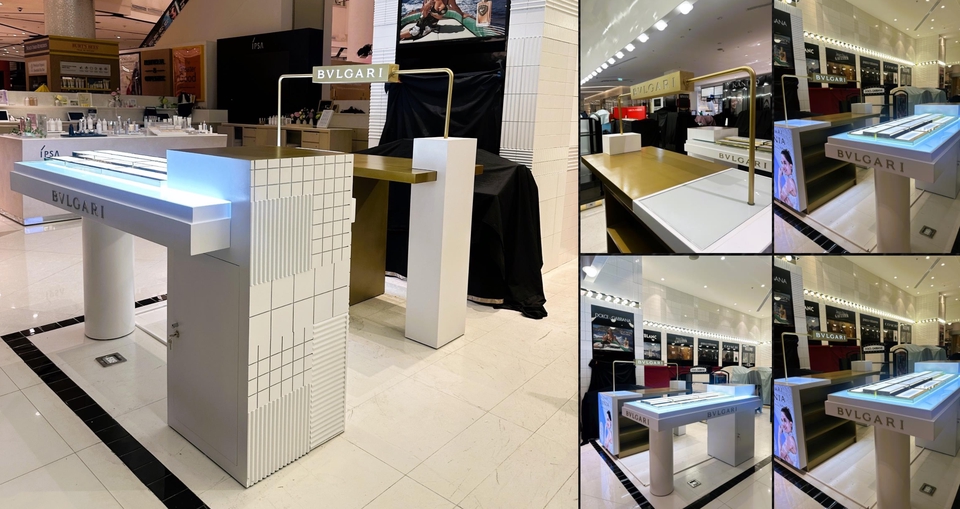 รับจัดบูธแสดงสินค้าบูติกแบรนด์เนมหรู บูธสวยทันสมัย ออกแบบอย่างมืออาชีพ