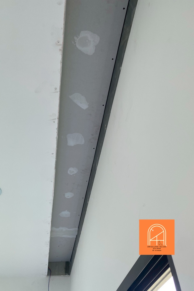 รับทําฝ้าเพดาน - ฝ้ารางม่าน+ติดไฟLED เปิดผ่านWIFI - 5