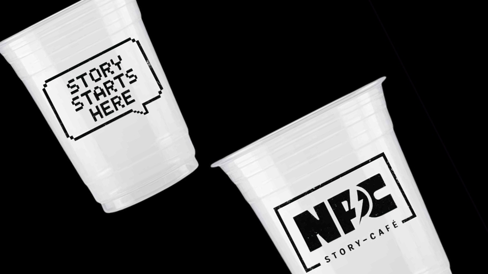 ออกแบบแก้วน้ำ Canva พร้อมโลโก้ร้านกาแฟ