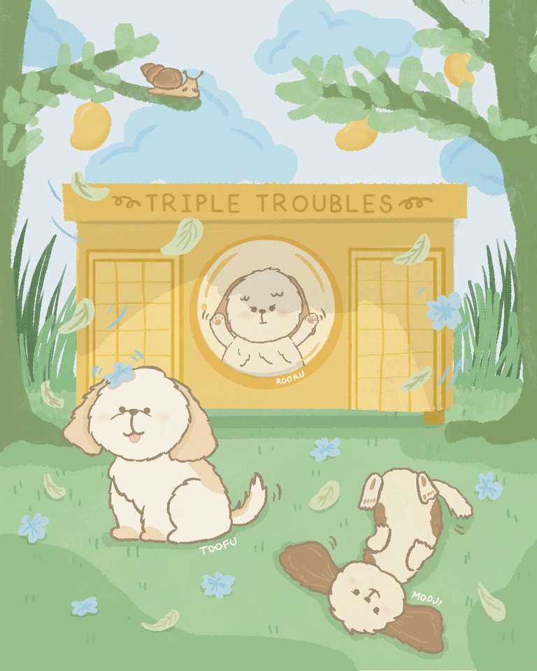 วาดภาพประกอบนิทานน่ารัก สไตล์สีพาสเทล
