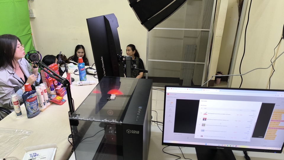 ถ่ายวีดีโอ - ติดตั้งอุปกรณ์ไลฟ์ - 3