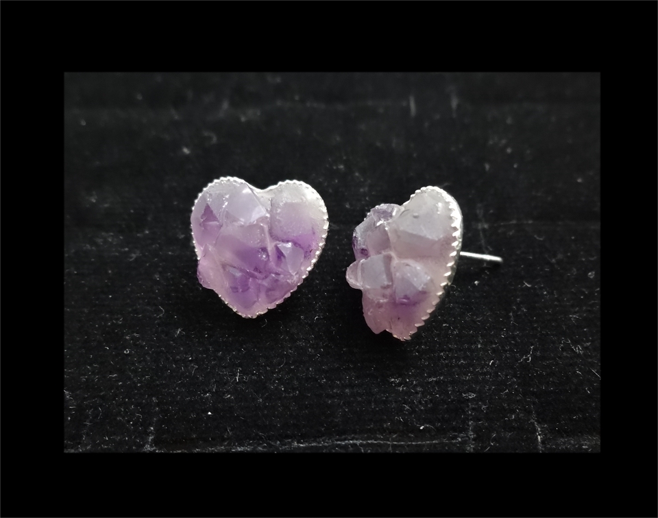 Art & Craft - สั่งทำต่างหูแฮนด์เมดจากพลอยดิบ-งานคราฟต์ชึ้นมือทีละชิ้น | Custom Raw Gemstone Handmade Earrings - 14