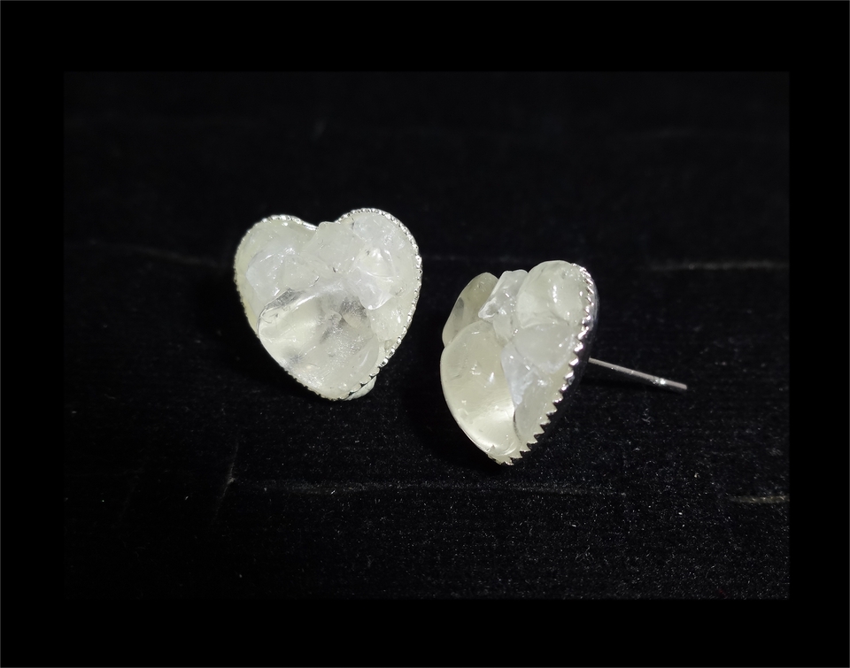 Art & Craft - สั่งทำต่างหูแฮนด์เมดจากพลอยดิบ-งานคราฟต์ชึ้นมือทีละชิ้น | Custom Raw Gemstone Handmade Earrings - 11