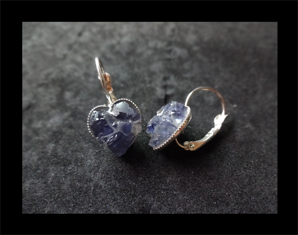 Art & Craft - สั่งทำต่างหูแฮนด์เมดจากพลอยดิบ-งานคราฟต์ชึ้นมือทีละชิ้น | Custom Raw Gemstone Handmade Earrings - 9