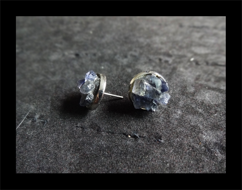 Art & Craft - สั่งทำต่างหูแฮนด์เมดจากพลอยดิบ-งานคราฟต์ชึ้นมือทีละชิ้น | Custom Raw Gemstone Handmade Earrings - 17