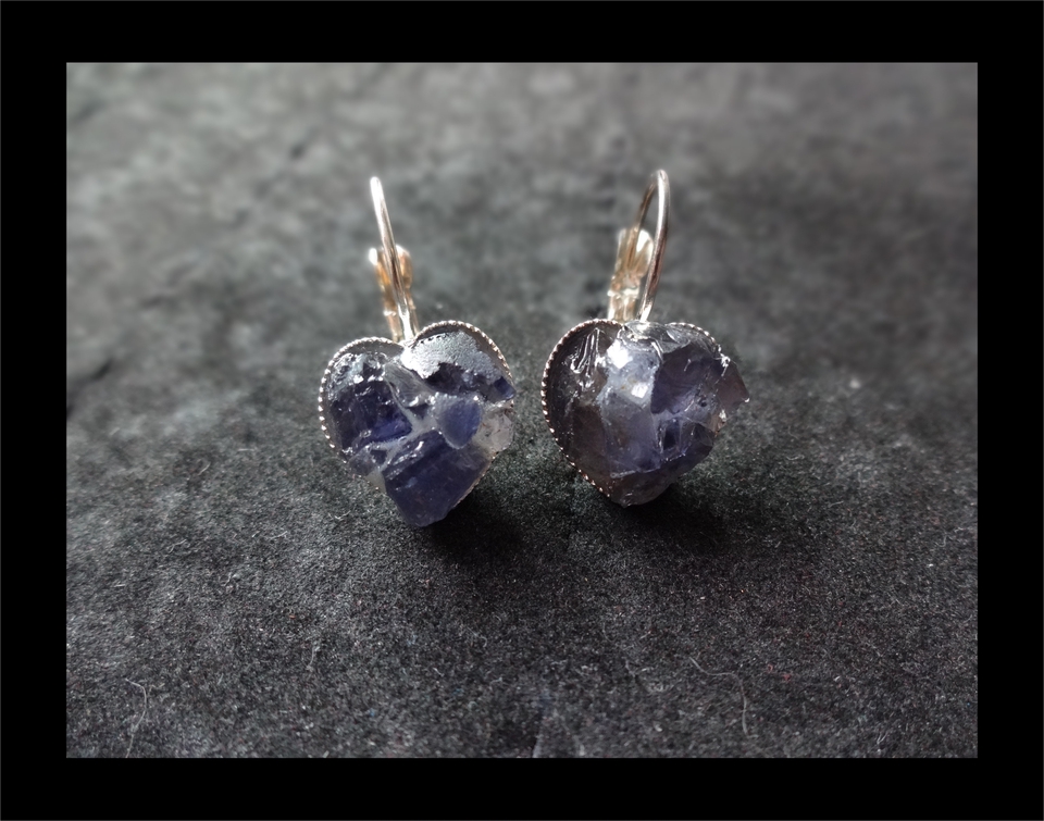 Art & Craft - สั่งทำต่างหูแฮนด์เมดจากพลอยดิบ-งานคราฟต์ชึ้นมือทีละชิ้น | Custom Raw Gemstone Handmade Earrings - 8