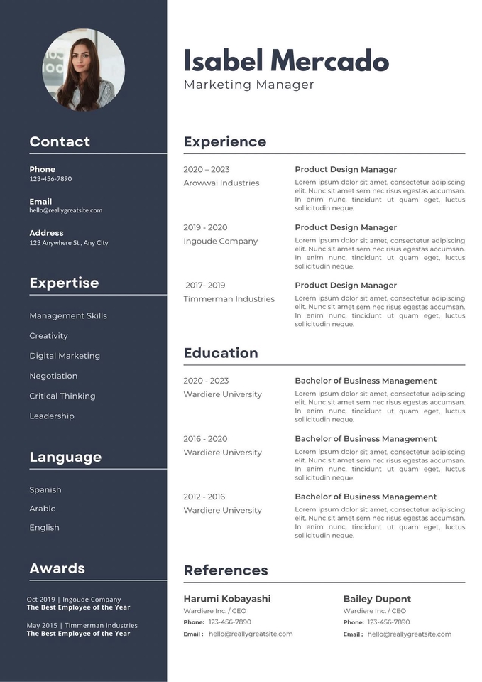 Portfolio & Resume - รับทำ resume ภาษาไทย -English - 7