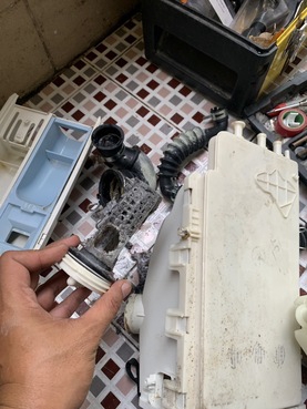 ล้างเครื่องซักผ้าถึงบ้าน ช่างซ่อมเครื่องซักผ้า ฝาหน้า บริการทำความสะอาด