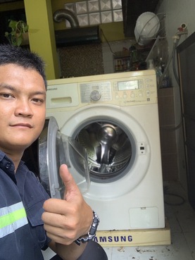 ล้างเครื่องซักผ้าฝาหน้าถึงบ้าน ช่างซ่อมเครื่องซักผ้า บริการคุณภาพ