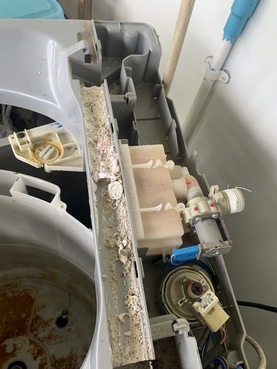 ล้างเครื่องซักผ้าฝาหน้าถึงบ้าน บริการทำความสะอาดเครื่องซักผ้า