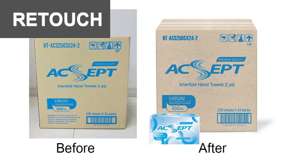 ไดคัท & Photoshop - รับรีทัช ตัดต่อรูปภาพ Retouch packaging - 21