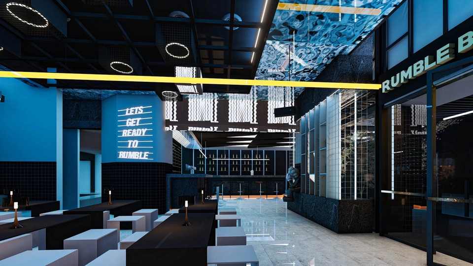 ออกแบบตกแต่งภายในและภายนอก - Rumble bar Thonglor - 4