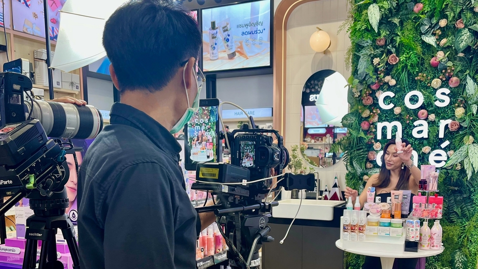 รับถ่ายวีดีโอ live streaming ถ่ายวีดีโอและรับตัดต่อวีดีโอ
