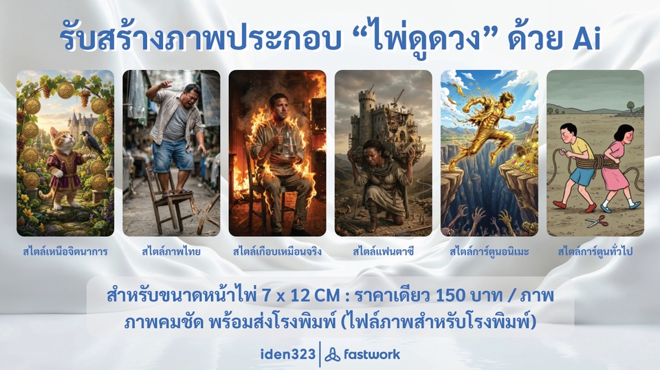 ออกแบบ ไพ่ Card ออราเคิล ทาโร่ต์ ทาโร่ Oracle Tarot Design Creative ดูดวง ไพ่ดูดวง การ์ด ดวง หมอดู