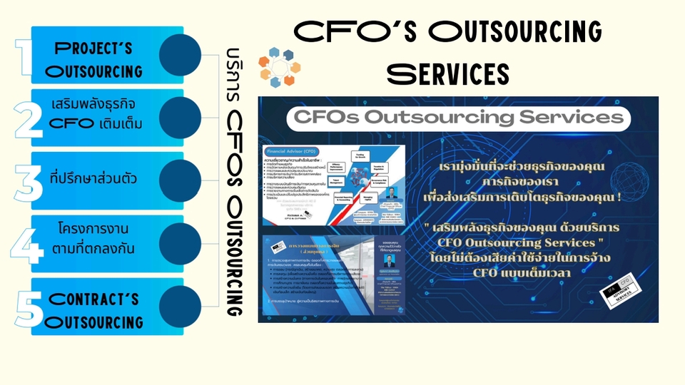 ปรึกษาธุรกิจ & Startup - CFO Outsourcing Services - เสริมพลังธุรกิจด้วย CFO เติมเต็ม (ไม่ต้องจ้างเต็มเวลา) - 3
