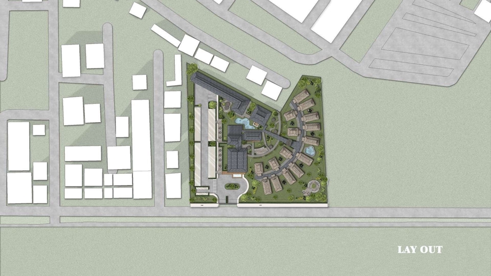 รับทำโมเดลบ้าน3D ออกแบบโครงการที่พักอาศัย