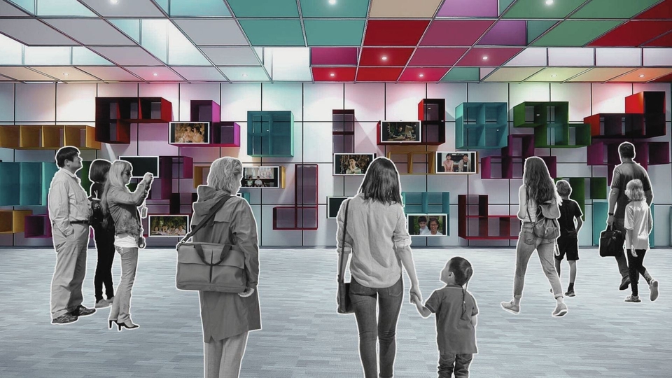 รับทำโมเดล3D อาคารแสดงสินค้า 3มิติ