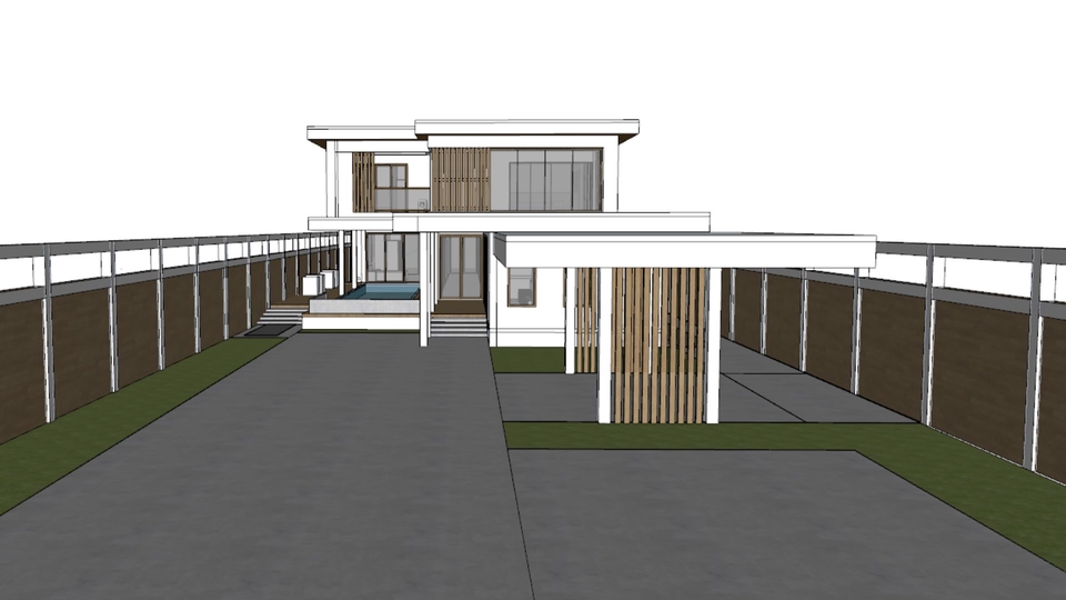 รับทำโมเดลบ้าน3D ออกแบบบ้านสวย โมเดล3มิติ