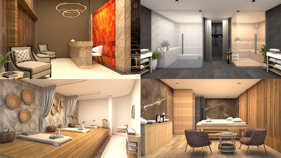 รับออกแบบตกแต่งภายในสปาหรู ออกแบบสปา รีโนเวทสปา