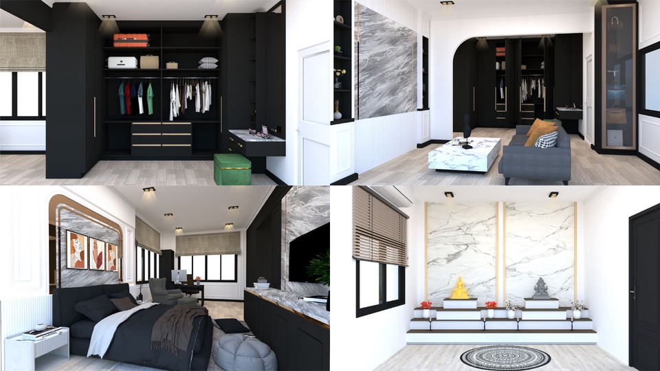 รับออกแบบตกแต่งภายในบ้านและคอนโด บริการครบวงจร