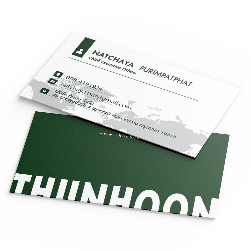 ออกแบบนามบัตรออกแบบให้ดึงดูดและโดดเด่น ทำให้ลูกค้าคนสำคัญของคุณประทับใจตั้งแต่เริ่มแรก