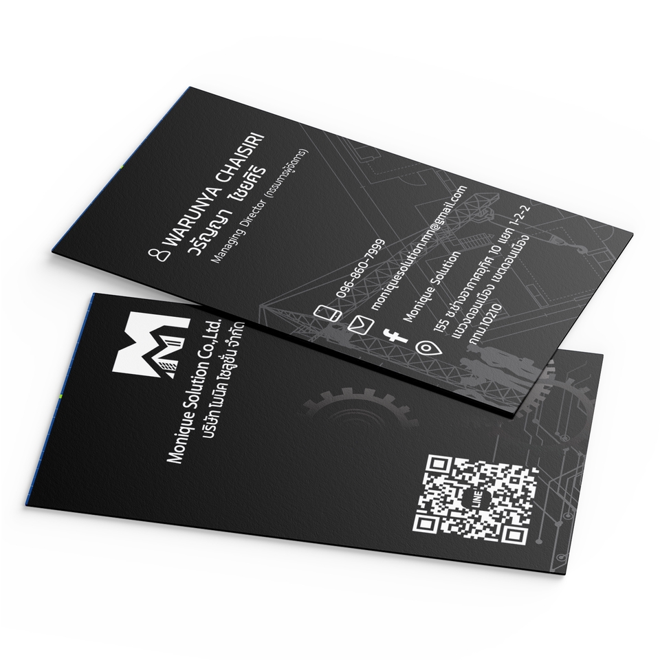 ออกแบบนามบัตรออกแบบให้ดึงดูดและโดดเด่น ทำให้ลูกค้าคนสำคัญของคุณประทับใจตั้งแต่เริ่มแรก