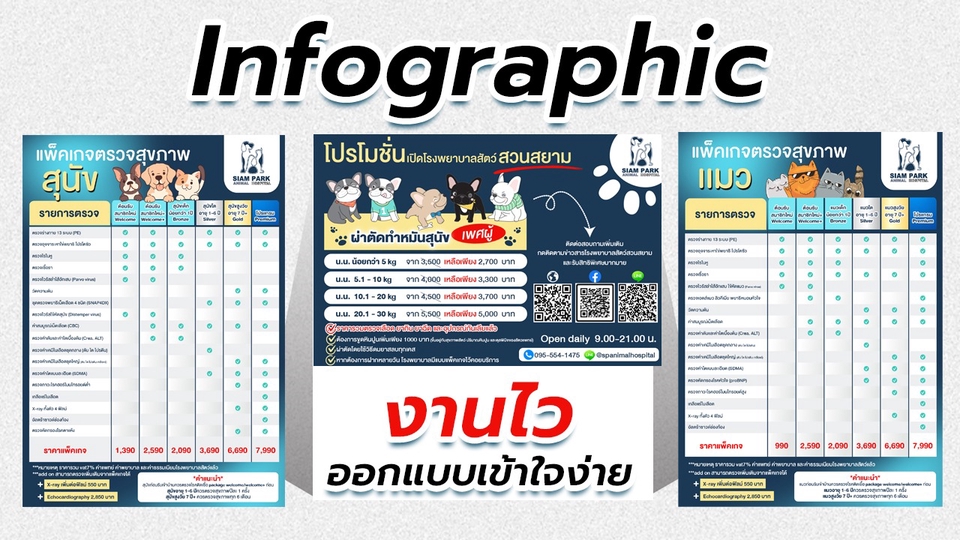ออกแบบภาพ infographic งานสวย ดีไซน์เข้าใจง่าย ป้ายให้ความรู้ ข้อมูลเยอะๆ ดูง่าย อ่านง่าย