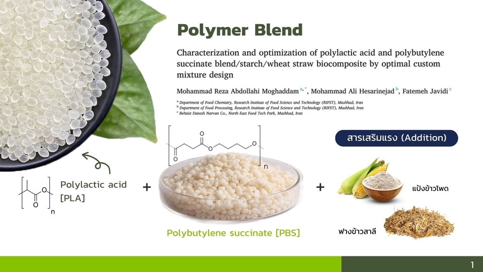 ตัวอย่างการออกแบบ Presentation ทางวิชาการ การนำเสนองานวิจัย