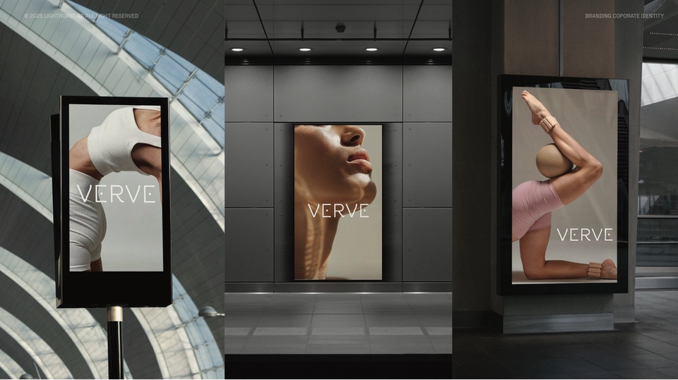 รับออกแบบโลโก้Verve: โลโก้สวยหรู สไตล์มินิมอล