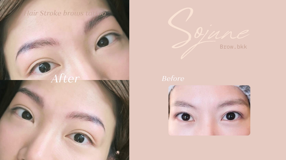 แต่งหน้ารับปริญญา Before & After ทำคิ้วทรงสวย Soinne Brow BKK