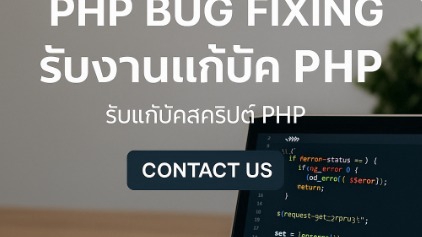 รับแก้บั๊กPHP แก้เว็บล่ม เว็บไซต์ไม่ทำงาน