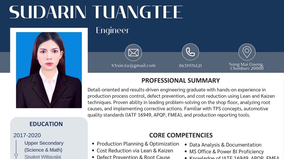 📄✨ รับทำเรซูเม่ / พอร์ตสมัครงาน-เข้ามหาวิทยาลัย พร้อมปรับให้ตรงเป้า Resume / CV / Portfolio