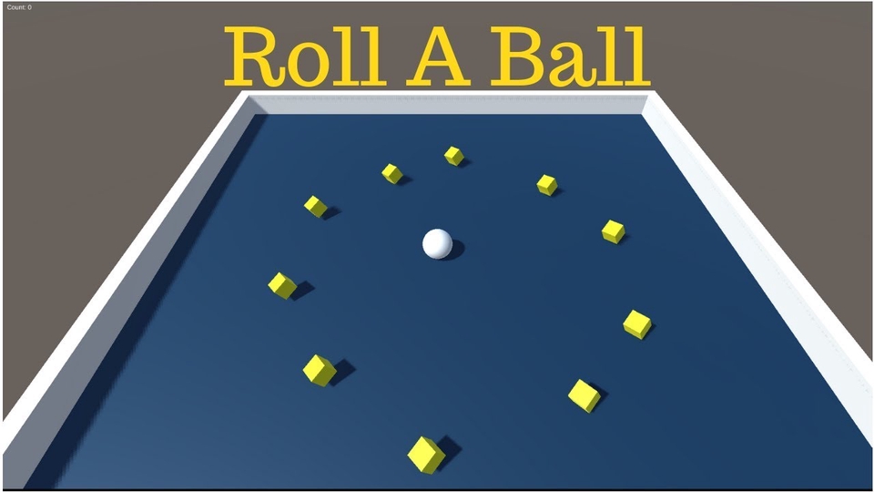 ภาพเกม "Roll A Ball"