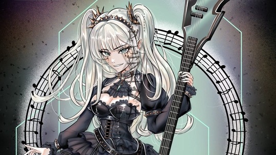 รับวาดรูปดิจิตอลเพ้นท์สาวร็อค ภาพประกอบเกมส์ออนไลน์