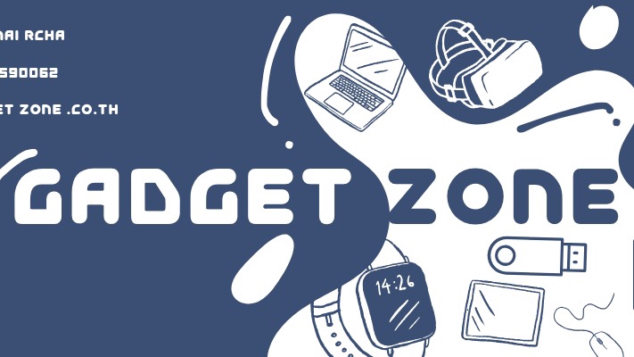 ออกแบบแบนเนอร์เว็บไซต์ Gadget Zone โฆษณาออนไลน์