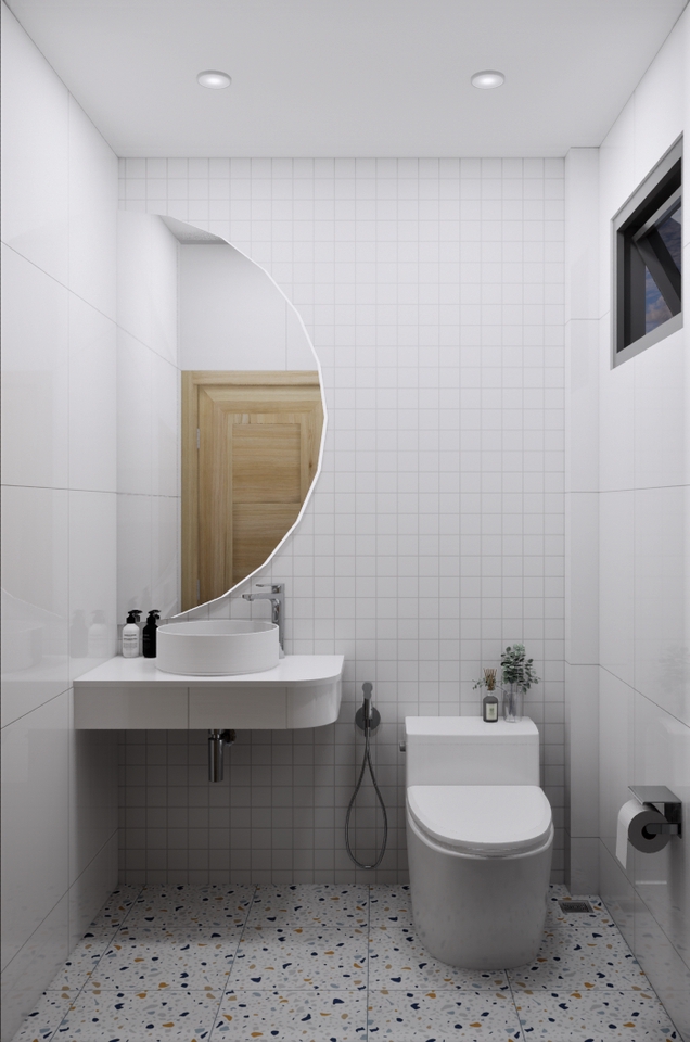 ออกแบบห้องน้ำ 3 มิติ perspective โมเดลห้องน้ำ