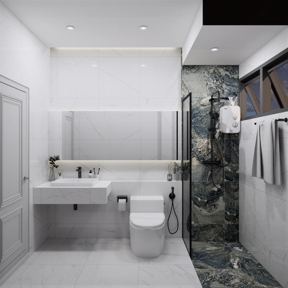 รับออกแบบบ้าน3D perspective โมเดลบ้าน3มิติสวยหรู