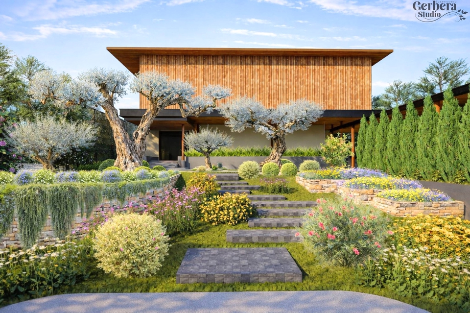 ออกแบบภูมิทัศน์และตกแต่งสวน - รับออกแบบวางผังปรับปรุงภูมิทัศน์สวนบ้าน / Landscape design - 13