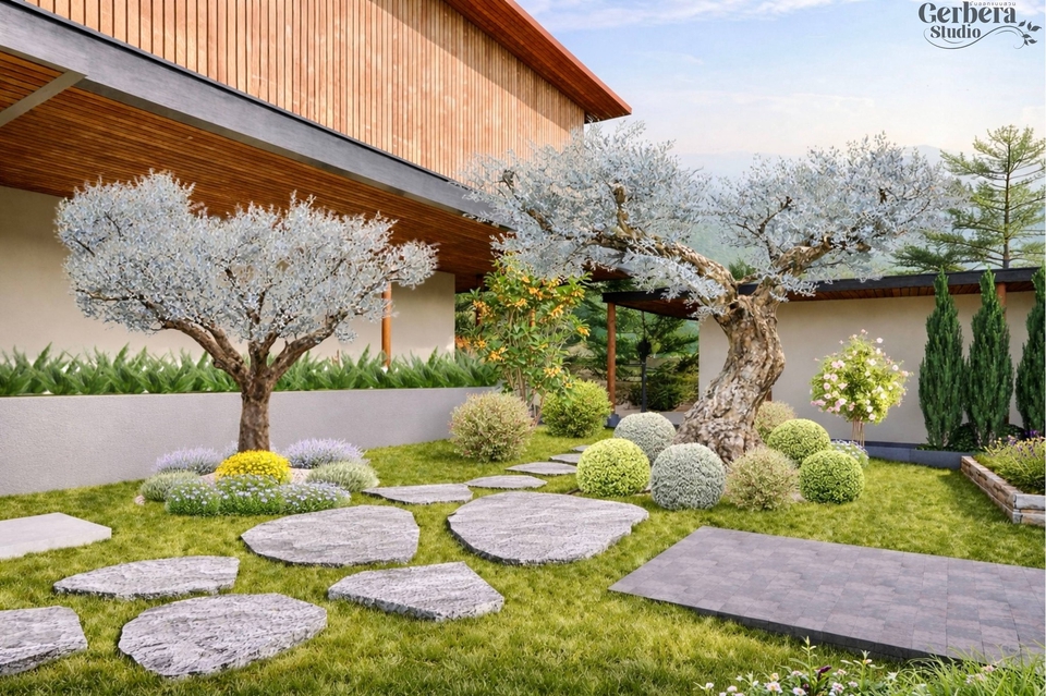 ออกแบบภูมิทัศน์และตกแต่งสวน - รับออกแบบวางผังปรับปรุงภูมิทัศน์สวนบ้าน / Landscape design - 12