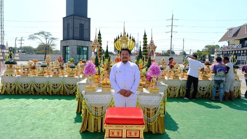 ยกเสาเอกเสาโทตลาดกัลป์พฤกษ์ 19 ไร่