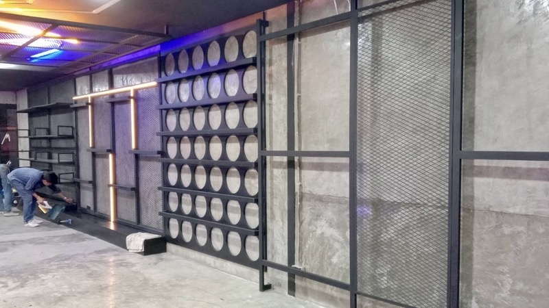 ผู้รับเหมาก่อสร้างตกแต่งภายในร้านค้า ออกแบบและติดตั้งโครงสร้างเหล็ก