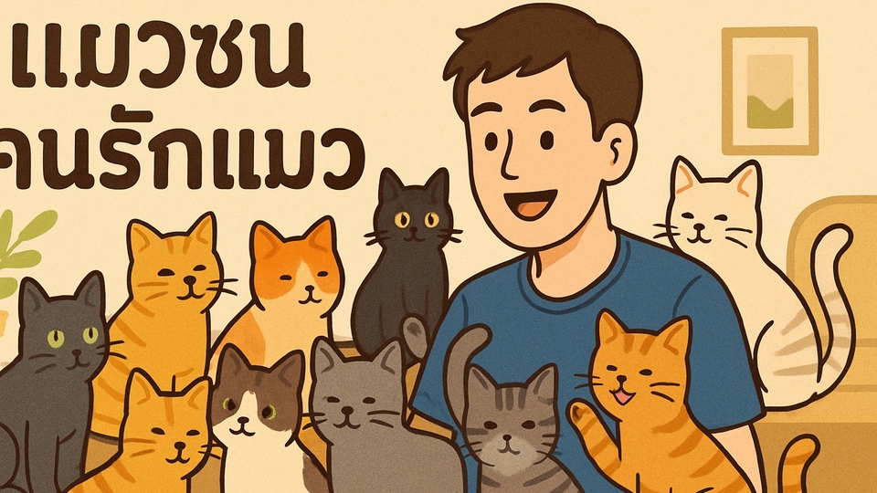 เป็นเพื่อนกับแมวทุกตัวบนโลก