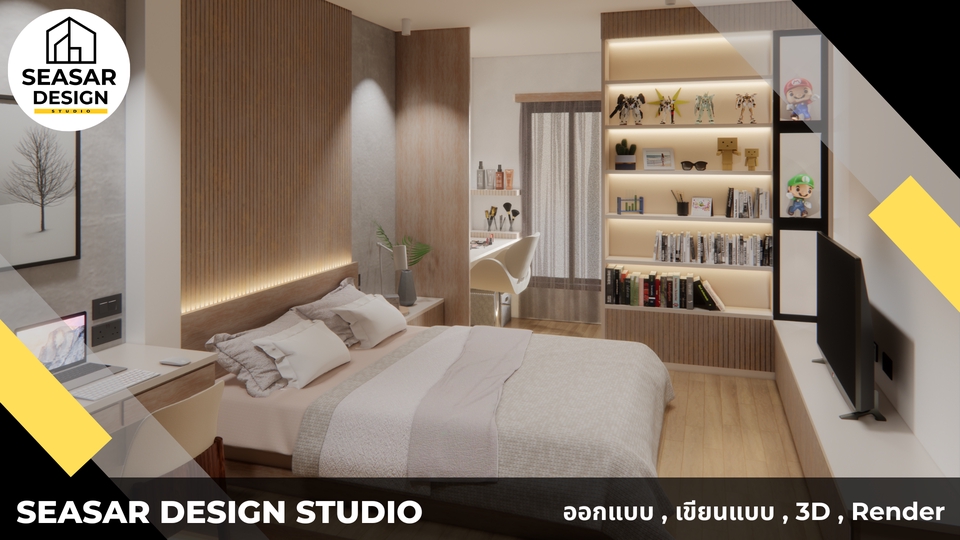 รับเขียนแบบบ้าน 3D ออกแบบบ้านพักอาศัย แบบบ้านพร้อมBOQ