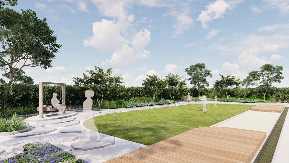 รับออกแบบภูมิทัศน์สวยงาม บริการจัดสวนครบวงจร ออกแบบสวนสไตล์โมเดิร์น