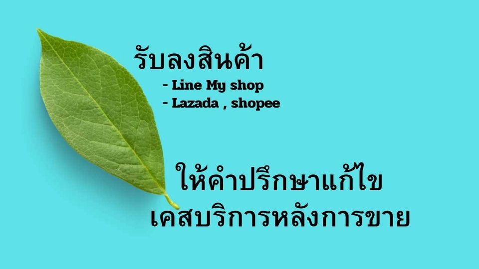 รับจ้างลงรายการสินค้า