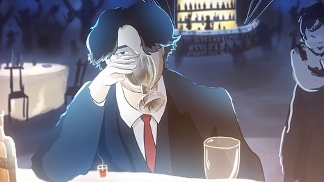 รับทำอนิเมชั่น 2D ภาพเคลื่อนไหวสไตล์วัยรุ่นดื่มไวน์